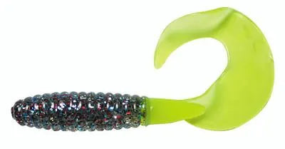 BFISHN KG221 K GRUB CP8 5" 12PK FIRECRK CHT TAIL - FIRECRACKER CHARTREU | 5" 12PK