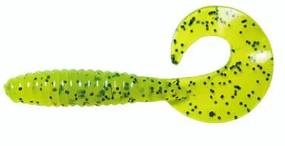 BFISHN KG204 K GRUB CP8 5" 12PK CHART PEPPER - CHARTREUSE PEPPER | 5" 12PK