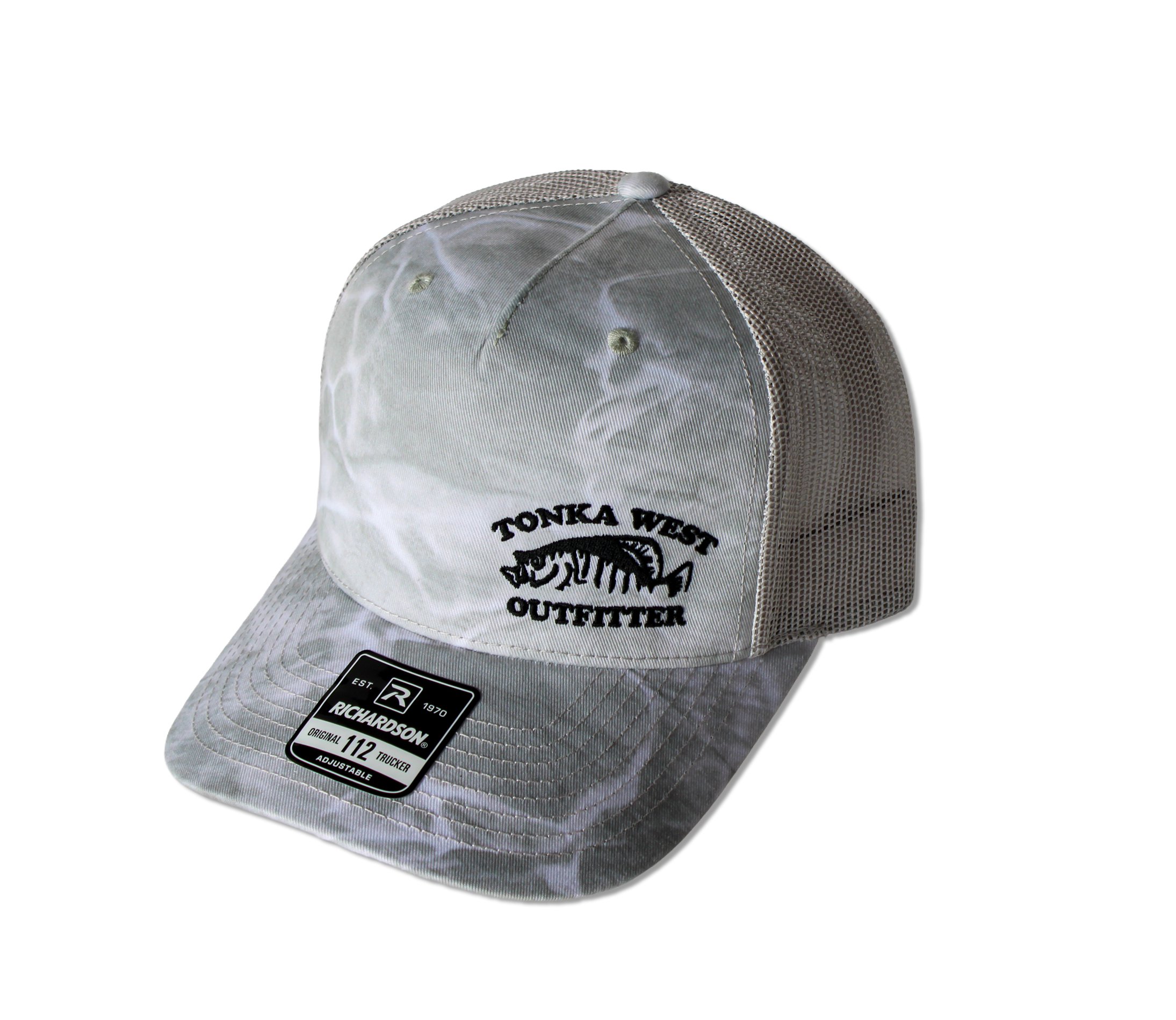 MOSSY OAK GREY TRUCKER HAT