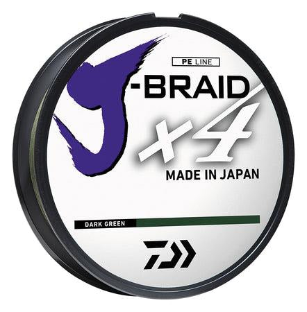 DAIWA JB4U40150DG JBRIAD CP6 40LB 150YDS FILLR SPOOL DRKGRN - DARK GREEN | 40LB 150YDS