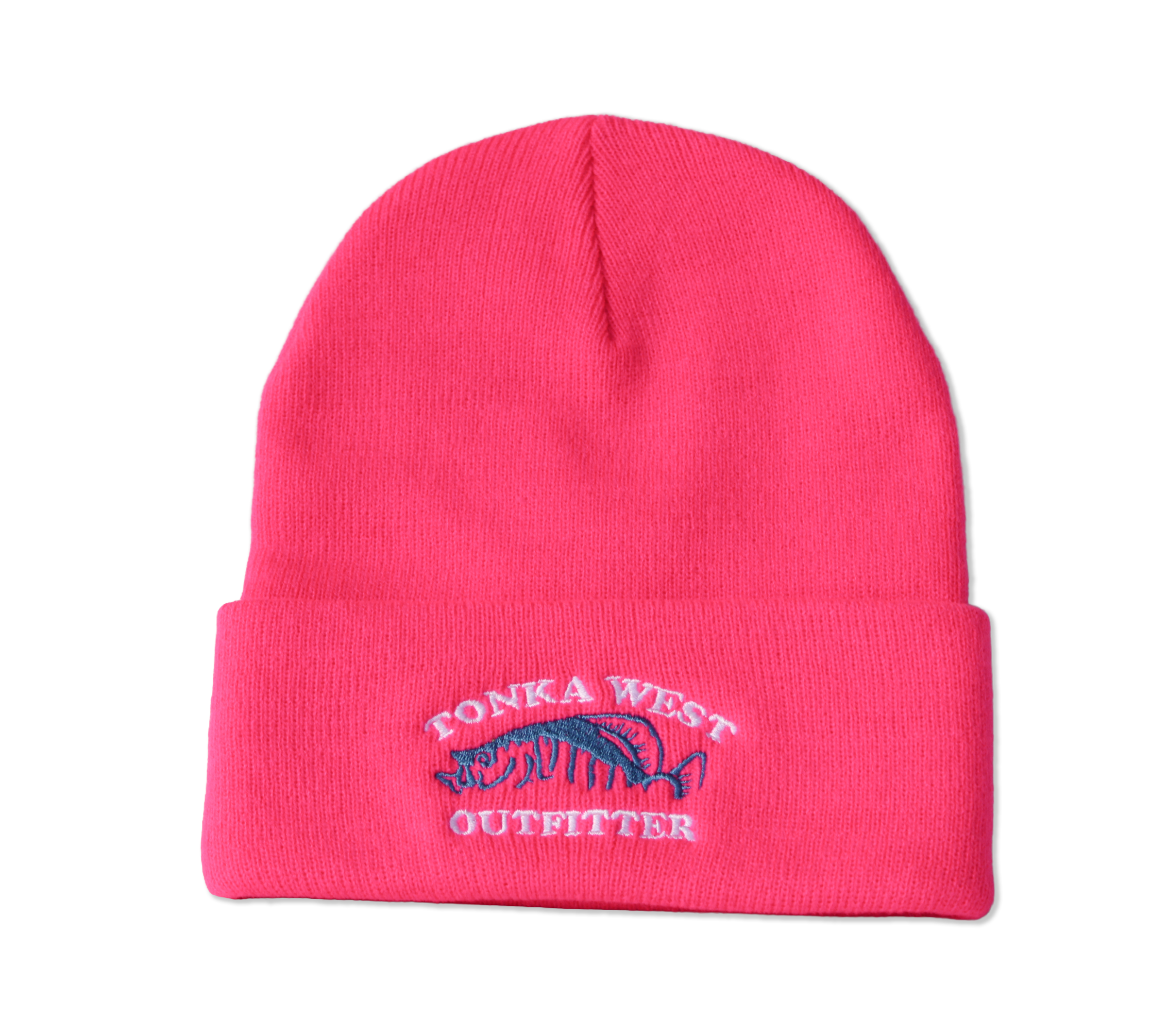 PINK CUFFED BEANIE HAT