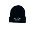 BLACK CUFFED BEANIE HAT