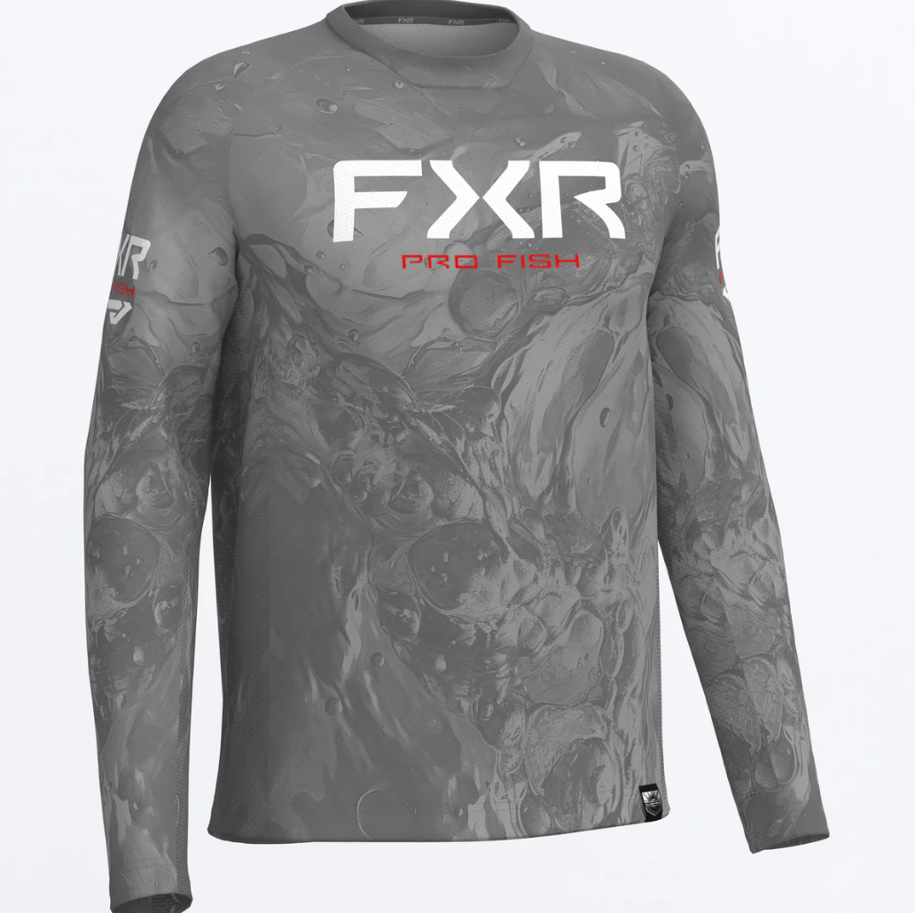 Men's Derby Undertow Air UPF Longsleeve - Grey/Red