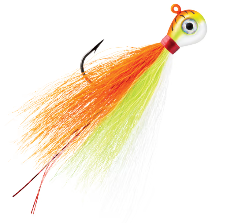 VMC BUCKTAIL JIG ORANGE FIRE UV - 2PK