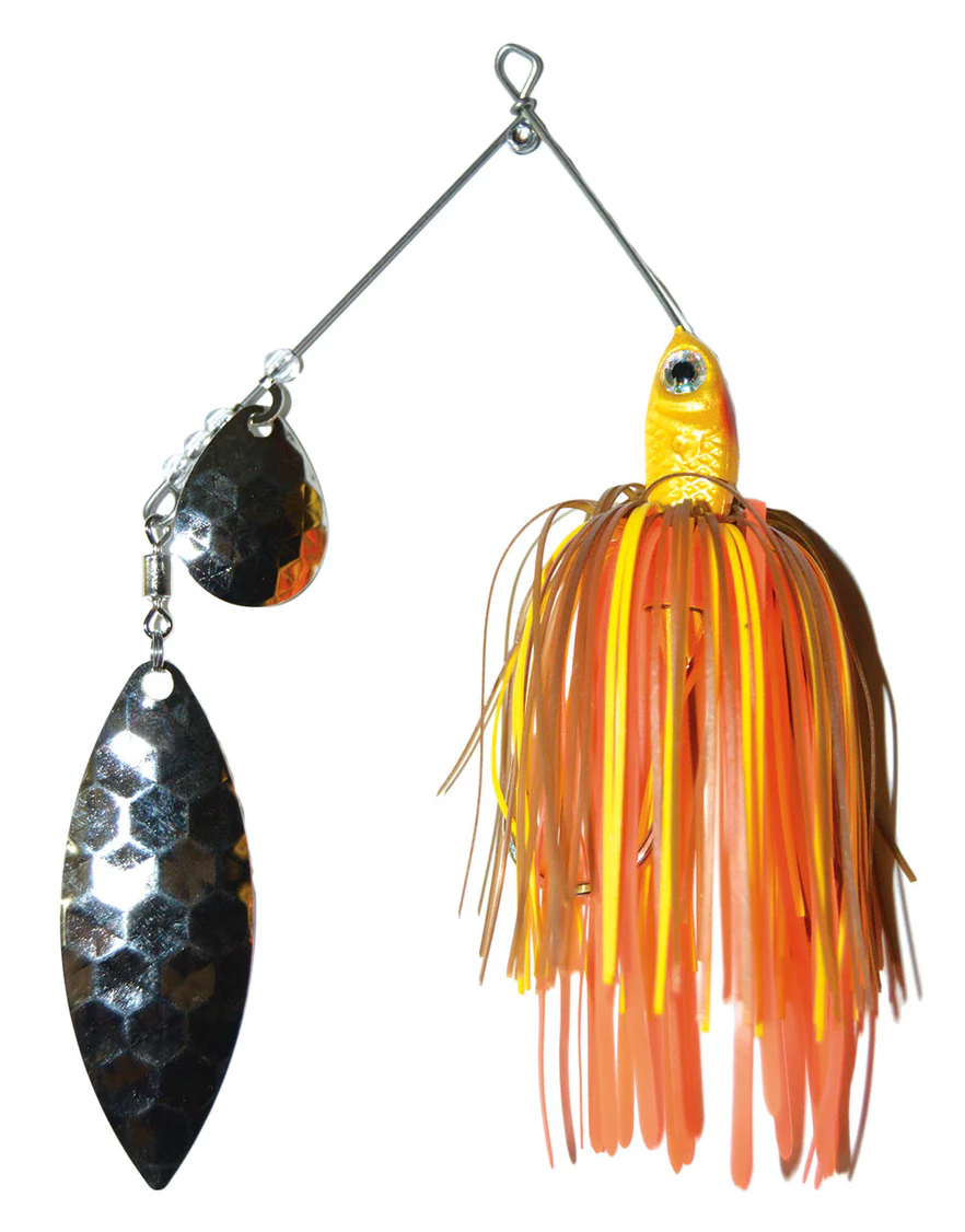 MISSION TACKLE SPINNERBAIT ORANGE/CHART