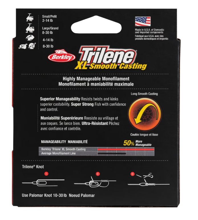 BERKLEY TRILENE XL SMOOTH CASTING CLEAR LINE