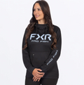 Women's Pro Fish Tech PO Hoodie Black/Maui Blue