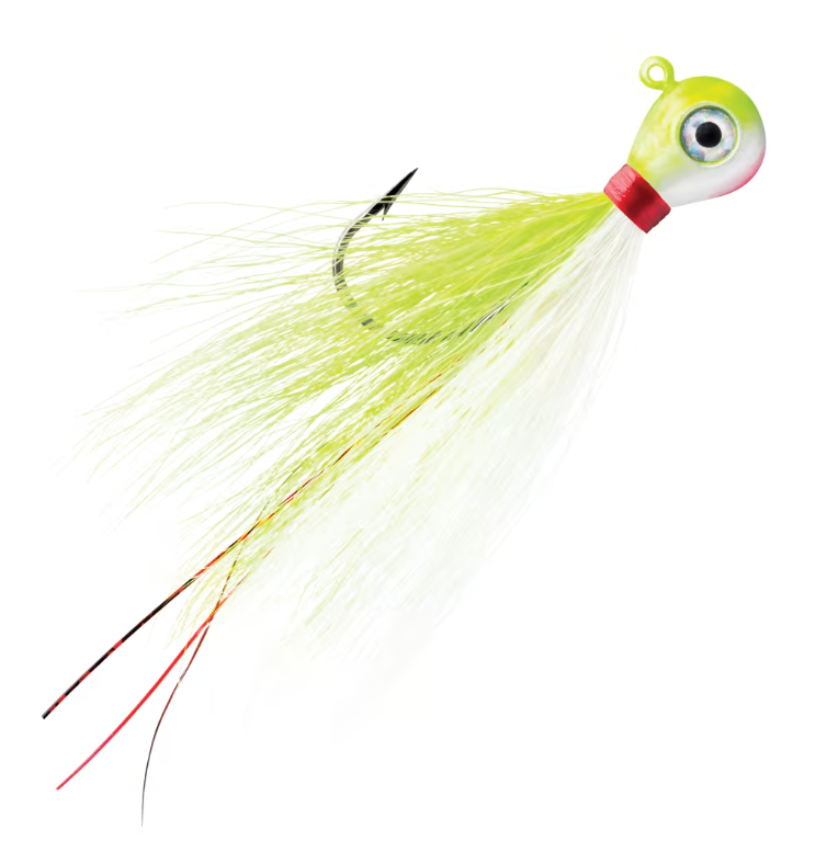 VMC BUCKTAIL JIG CHARTREUSE WHITE - 2PK