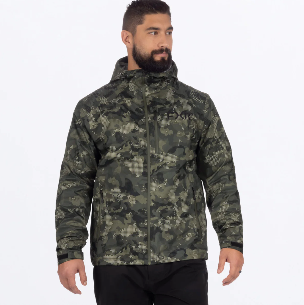 Men's Adventure Lite Tri-Laminate Jacket - Army Drift Camo